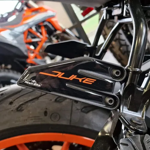 Miniatura 3 de Adhesivos de resina para motocicleta 3D compatibles con KTM Duke 125 2021 2022. Protección del tanque contra impactos y arañazos. Adhesivos