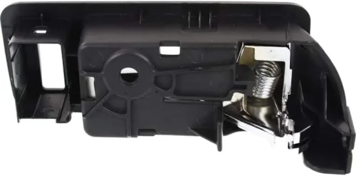 Miniatura 5 de Para Ford Mustang 2005-2014 Manija de puerta interior delantera, lado del conductor, bisel negro con palanca cromada Con orificio de bloqueo