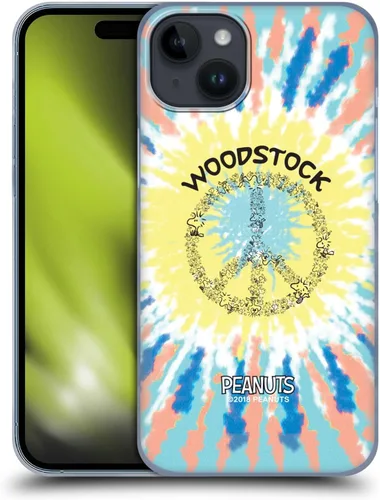 Miniatura 30 de Head Case Designs Funda rígida con licencia oficial de Peanuts Snoopy Woodstock Far Out Woodstock 50th compatible con Apple iPhone 15 Plus