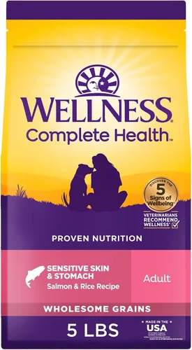 Miniatura 26 de Wellness Complete Health - Alimento seco para perros con granos, ingredientes naturales, fabricado en Estados Unidos con carne real, todas
