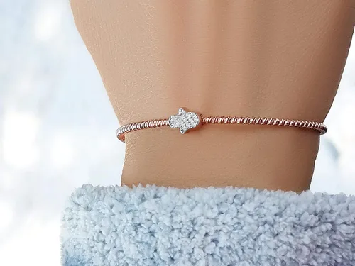 Miniatura 3 de Alef Bet by Paula Hamsa Hand Bracelet Sterling Silver for Women Worn for Protection and Abundant Blessings Beautiful Design for Everyday Wear