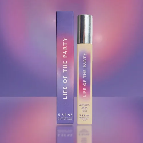 Miniatura 2 de 5 SENS Life of the Party Eau de Parfum - Espray de viaje (0.3 onzas líquidas), fragancia fina limpia y duradera, floral afrutado con grosella negra