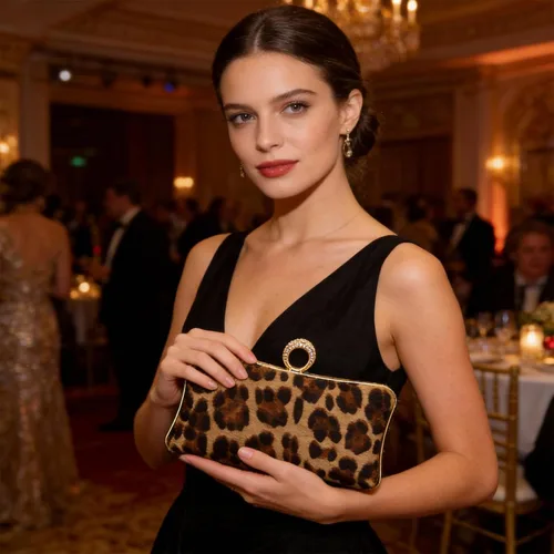 Miniatura 7 de Women Clutch Purse with Chain- Elegant Evening Bag for Wedding, Prom, Cocktail Party & Formal
