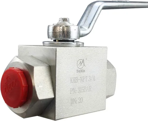 Miniatura 5 de Taixin Hidráulica 1 "NPT 4650PSI KHB válvula de bola de alta presión