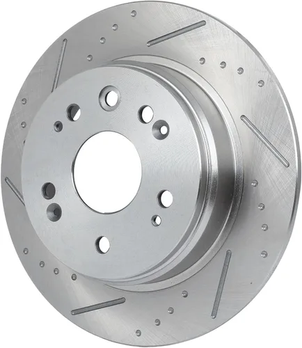 Miniatura 2 de SCITOO Rear Brake Rotors For Honda For CR-V 2002-2004 Drilled & Slotted Disc Brakes Rotors Replacement:31304