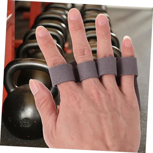 Miniatura 6 de Cabilock 2 Pairs Non-Slip Wear-Resistant Weight Lifting Gloves with Palm Protection for Men and Women Pull Up Grips for Fitness Gym Biking Hiking