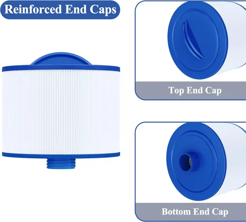 Miniatura 4 de Cryspool® 08001 Filtro compatible con 8CH-951, PBF36, Wellspring 10-2870, cartucho de filtro de spa de 40 pies cuadrados, paquete de 2