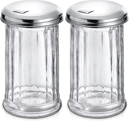 Miniatura 10 de Recipiente dispensador de azúcar de vidrio con tapa, recipientes de azúcar para encimera, juego de cocina, contenedor de café y azúcar