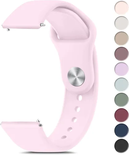 Miniatura 18 de Meliya Correas de reloj de 0.866 in de liberación rápida, correas de repuesto deportivas de silicona suave para hombres y mujeres