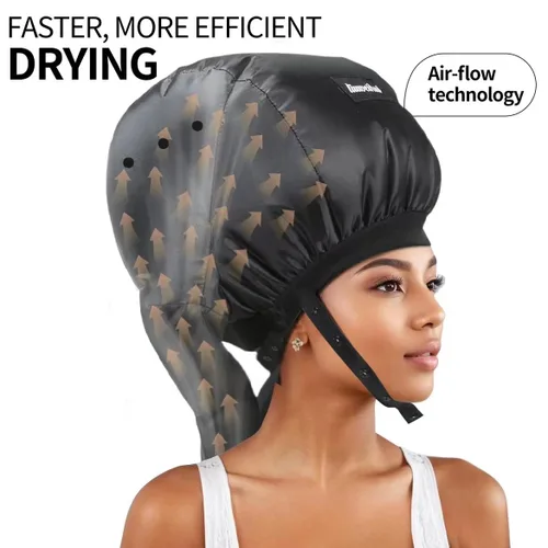 Miniatura 4 de Secador de Pelo con Gorro, Difusor de Pelo Ideal para Cabello Rizado, Tu Solución Definitiva - Gorra de Secador con Capacidad Amplia