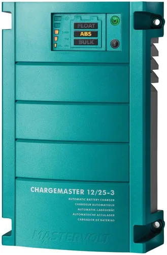 Mastervolt Cargador de batería ChargeMaster 44010250, 12V 25A, 3 bancos