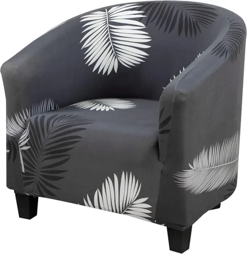 Miniatura 11 de HOTNIU Funda para silla de club, fundas para sillas de bañera para sillones, funda de sillón de alta elasticidad, protector de muebles para sala