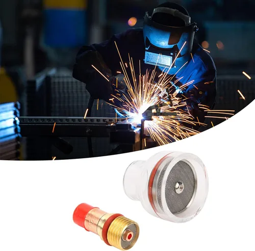 Miniatura 3 de Garosa Antorcha de lente de gas Collet Body Glass Cup Soldadura Kit de antorcha Accesorios para antorcha WP-17/18/26 Accesorios de antorcha Piezas