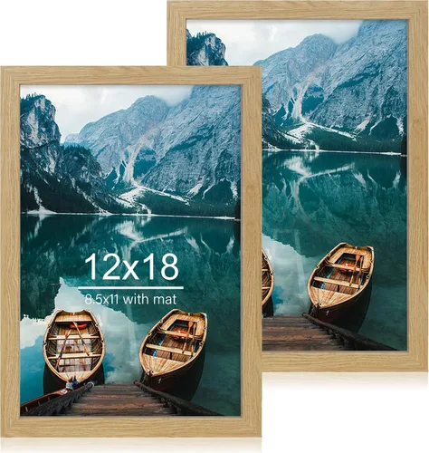 Miniatura 112 de Hongkee - Juego de 2 marcos de fotos, HK042515-MD5.5X8.5-BK(2PK)
