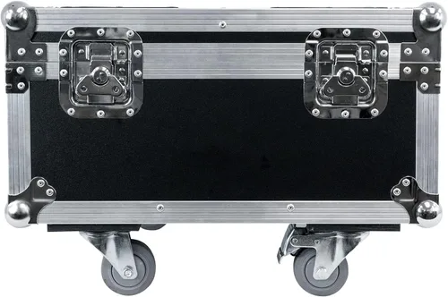 Miniatura 2 de Rockville Funda de carga para carretera 6Rf para (8) luces de batería par 6Rf, diseño apilable, espuma a prueba de golpes, ruedas integradas
