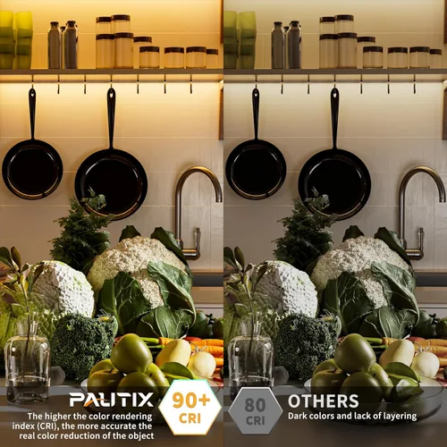 Miniatura 5 de PAUTIX COB - Tira de luz LED de 20 pies/20.0 ft, 3087 LED, blanco cálido, 2700 K, CRI90+, alto lumen, súper brillante, material sin plomo, cinta LED