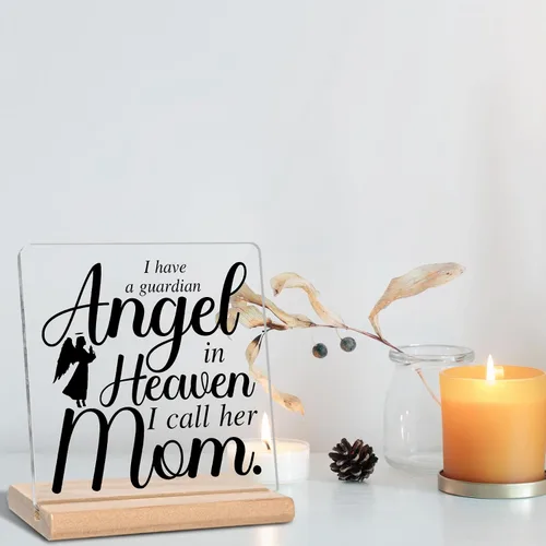 Miniatura 5 de Regalos inspiradores para hija, hijo, amigos y familia, placa acrílica con mensaje "Always Remember You Are Braver", placa motivadora con citas