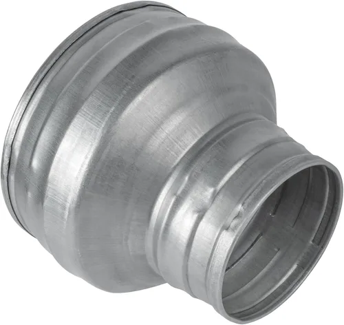 Miniatura 16 de Reductor de conducto redondo de 6 a 4 pulgadas - Aumentador de tubería de acero galvanizado de ajuste macho - Acoplamiento para sistemas