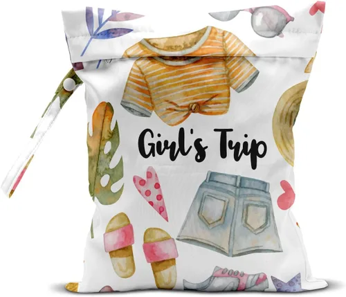Miniatura 21 de Regalos de Viaje de Chicas, Bolsa Húmeda, Bolsa Húmeda y Seca, Para Traje de Baño Viaje Vacaciones Playa Piscina Viaje Bolsas de Maquillaje