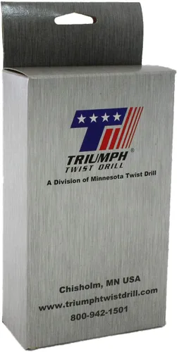 Miniatura 3 de Triumph Twist Drill Co. 099856 T17HD - Juego de brocas de acero de alta velocidad de 1/16 pulgadas y 1/2 pulgadas por 64 puntos, revestimiento
