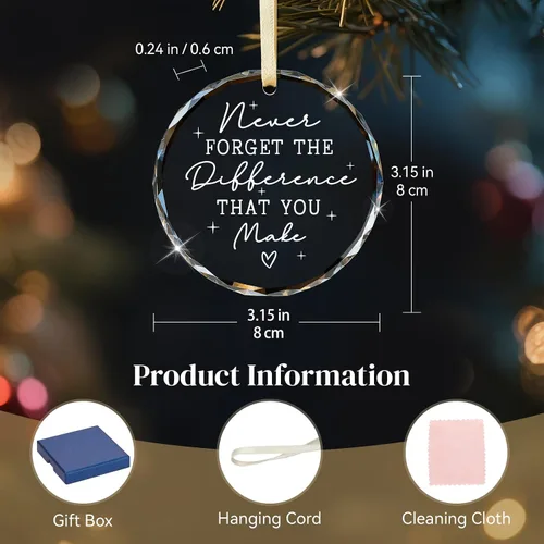 Miniatura 4 de Emibele Regalos de agradecimiento para mujeres y hombres, regalos de cristal de agradecimiento para compañeros de trabajo, empleados, jefe, gerente