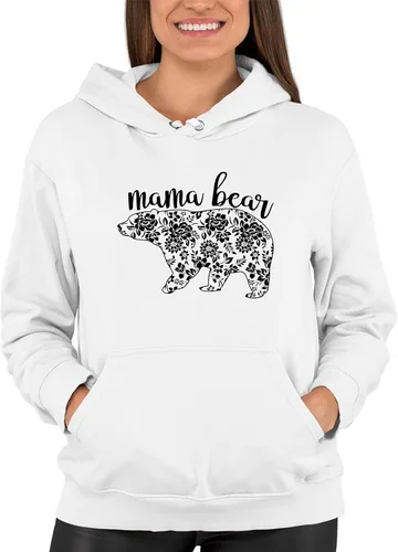 Miniatura 5 de Go All Out Sudadera con capucha para el día de la madre para hombre y mujer con diseño de flores