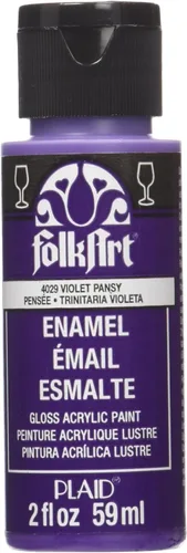 Miniatura 38 de FolkArt Pintura esmaltada para vidrio y cerámica en varios colores (2 onzas), 4013, grano de café Granos de café