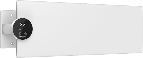 Miniatura 8 de K&KALONZO Calentador de toallas eléctrico, 18.35" An x 31" Al, calentador de toallas montado en pared con temporizador integrado, calentador