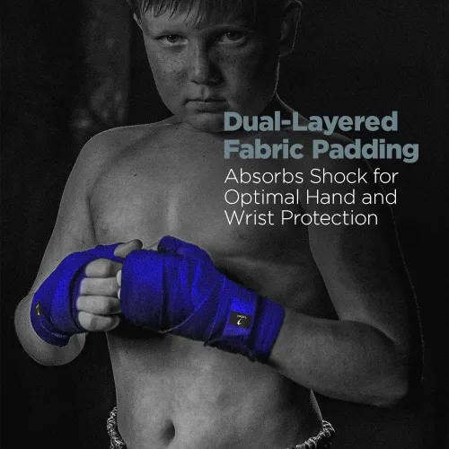 Miniatura 7 de LoGest Juego de saco de boxeo para niños, adecuado para sacos de boxeo para niños de 3 a 8 años de edad, guantes de boxeo y vendas de mano Azul