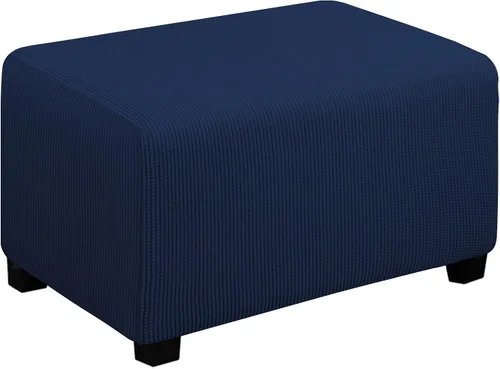 Miniatura 42 de Easy-Going Funda Elástica para Otomana Taburete de Almacenamiento Plegable Protector de Muebles Funda Rectangular Suave con Parte Inferior Elástica