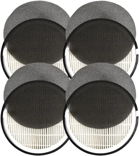 Miniatura 10 de HQRP LV-H132-RF - Filtro de repuesto compatible con purificador de aire LEVOIT LV-H132, juego de filtros de carbón activado HEPA 3 en 1