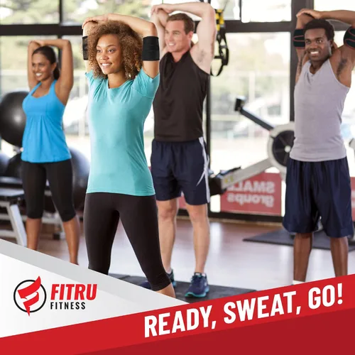 Miniatura 5 de Fitru - Tonificadores de brazos prémium para hombres y mujeres Envolturas de brazo de sauna para brazos flácidos que aumentan el calor y el sudor