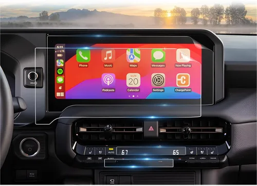 CDEFG Juego de 4 protectores de pantalla para Toyota Land Cruiser 2025 2026, pantalla táctil de 12.3 pulgadas + CA, Land Cruiser 2024 2025 2026