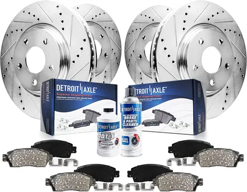 Miniatura 24 de Detroit Axle - Zapatas de freno traseras para Dodge Ram 1500 Buick Century LeSabre Roadmaster Cadillac Brougham Fleetwood DeVille Chevrolet Caprice