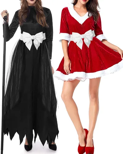 Miniatura 27 de TeeYee Lindo cinturón elástico ancho para mujer, cinturón de lazo elástico para fiesta de Navidad, vestidos casuales a juego para mujer