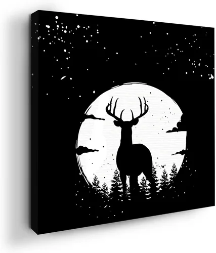 Miniatura 31 de Mavis Print - Lienzo decorativo para pared con diseño de conejo/conejo, 36 x 36 pulgadas, decoración de pared de animales impresos en HD y marco