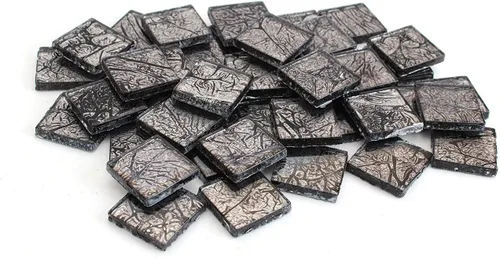 Miniatura 16 de Azulejo de mosaico de lámina de 3/4 de pulgada (0.787 in), 1 libra (bolsa de 16 onzas) (1 libra, naranja)