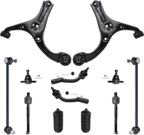 Miniatura 30 de Detroit Axle - Kit de suspensión delantera de 12 piezas para Mercury Grand Marquis Ford Crown Victoria Town Car 2003-2011, 2 brazos de control