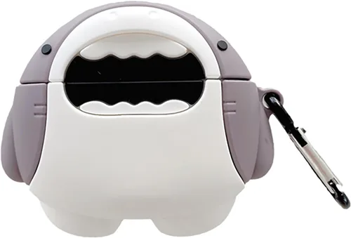 Miniatura 5 de Compatible con Beats Studio Buds, funda protectora de cuerpo completo de animé de dibujos animados 3D con llavero, funda protectora de auriculares
