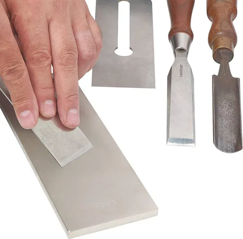 Miniatura 7 de Kit profesional de piedra de afilar de diamante Trend para afilar y pulir brocas de router, cinceles, cuchillos y cuchillas de cepilladora, DWS/KIT/B