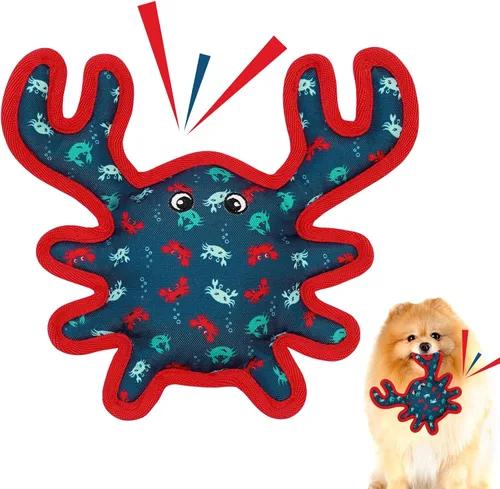 Miniatura 8 de Juguete para perros del día de San Patricio, juguetes chirriantes para perros con cuerda, juguetes de peluche de trébol de trébol, regalos del día