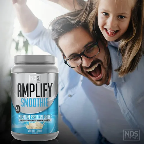 Miniatura 6 de AMPLIFY NDS Nutrition Smoothie - Batido de proteína de suero de leche en polvo con verduras y aminoácidos añadidos, desarrolla músculo magro, gana