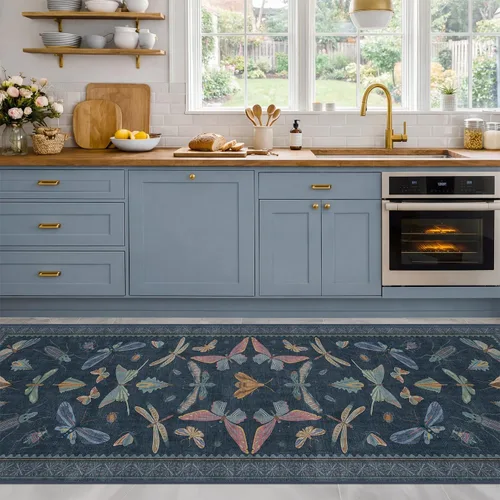 Miniatura 59 de Hazo Haus Alfombra de Baño Bohemia Lavable 2x3, Alfombras Pequeñas para Cocina, Tocador, Puerta Principal Entrada Interior, Antideslizante Pelo Bajo