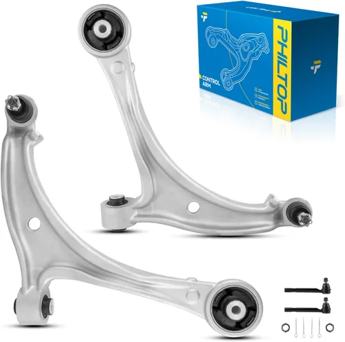 Miniatura 232 de PHILTOP Kit de suspensión delantera de 10 piezas, brazos de control inferiores con juntas de bola, eslabones de extremo de barra estabilizadora