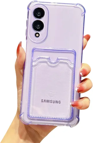 Miniatura 127 de Tuokiou Funda para Samsung Galaxy A14 5G, Fundas Protectoras Transparentes con Ranura para Tarjetas, Funda Cartera de TPU Suave Ajustada Resistente
