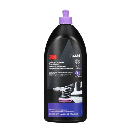 Miniatura 11 de 3M Perfect-It - Pulidor orbital aleatorio, 34133, 1 pinta, pulidor de corte rápido para pulir y pulir automotrices, acabado de alto brillo