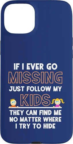 Miniatura 9 de If I Ever Go Missing Follow My Kids Funny Parenting Case for iPhone 17