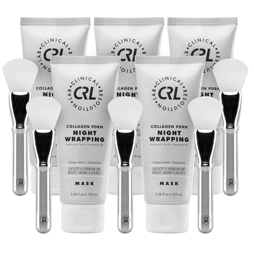 Miniatura 13 de Clinical Resolution PDRN Máscara de colágeno para envolver la noche, todo en uno, nutre, revitaliza, resplandor para una piel joven brillante