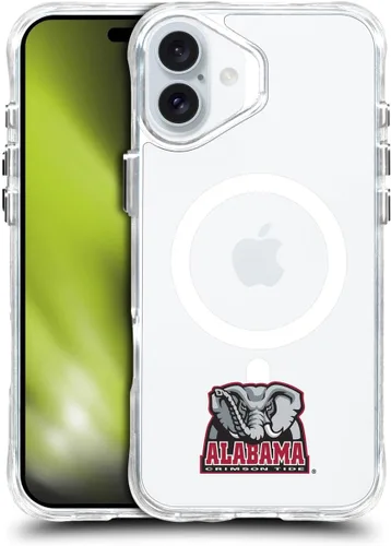 Miniatura 390 de Head Case Designs Funda de gel suave con licencia oficial de la Universidad de Alabama UA Collage compatible con Apple iPhone 13 Pro Max