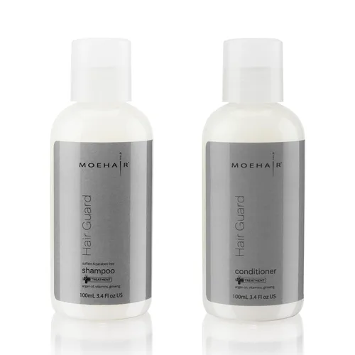 Miniatura 11 de MOEHAIR Set de cuidado del cabello (12 onzas líquidas) – Champú, acondicionador y tónico para todo tipo de cabello – No tóxico, libre de crueldad